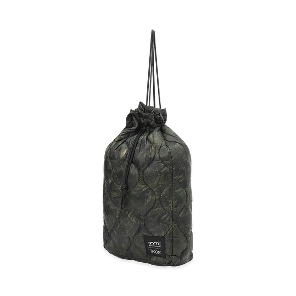 S'YTE x Taion Dahlia Camouflage Quilted Down 2Way Mini Bonsack "Khaki"