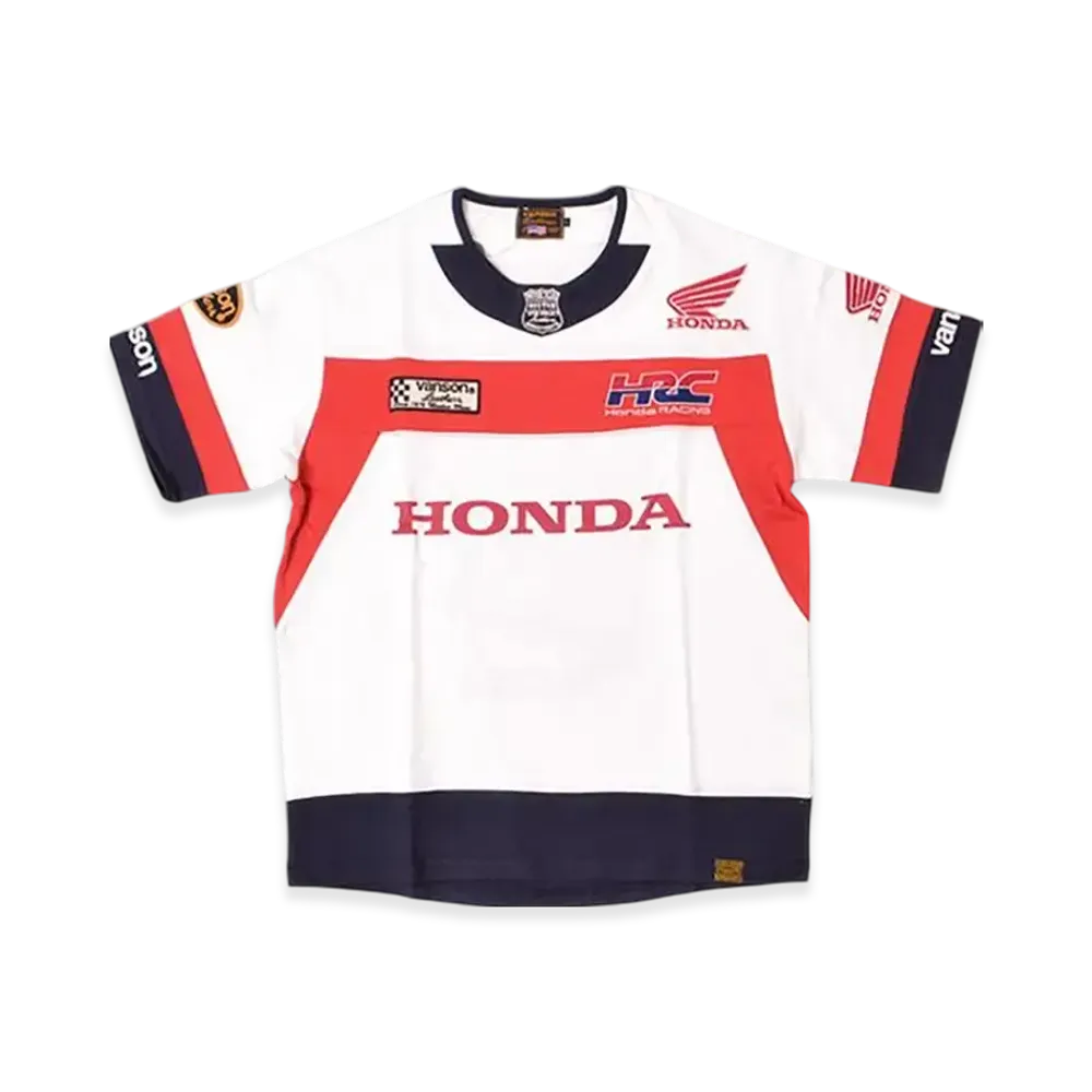 VANSON x HONDA Racing T-shirt "White"