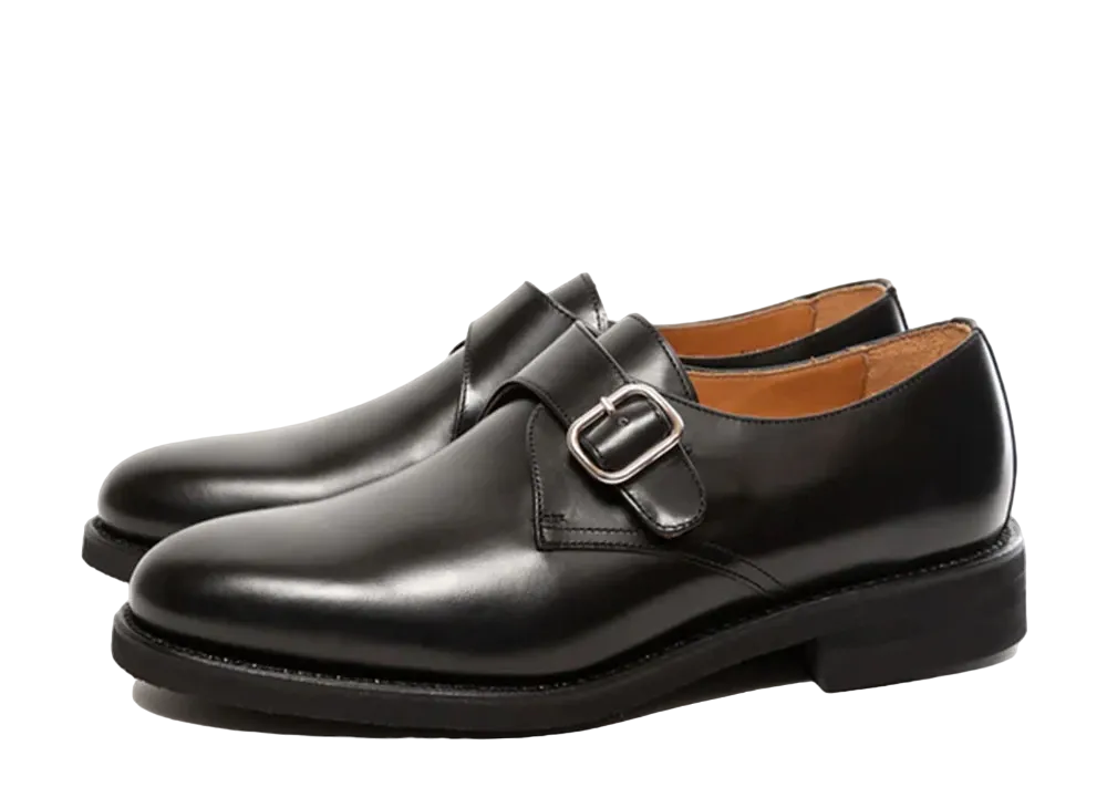 Berwick Monk Strap HO184 Smooth "Black" 3017NVMLBK