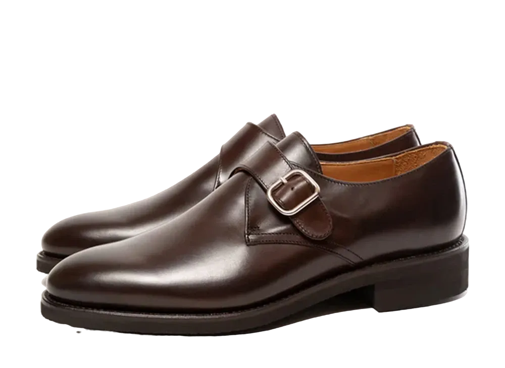 Berwick Monk Strap HO156 Smooth "Dark Brown" 3017NVMLDB