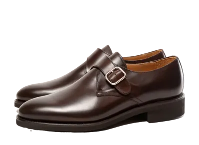 Berwick Monk Strap HO156 Smooth "Dark Brown" 3017NVMLDB