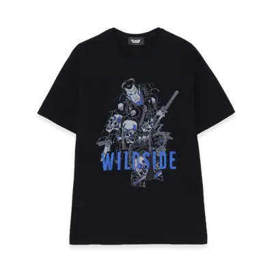 WILDSIDE YOHJI YAMAMOTO Ukiyo-E Actor T-Shirt "Black"