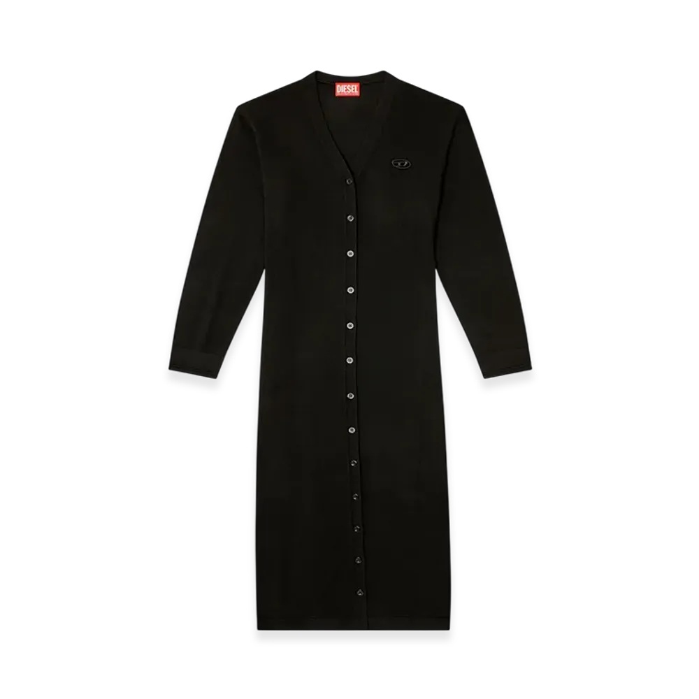 Diesel M-Alinesa-Cardigan Long Cardigan "Black"