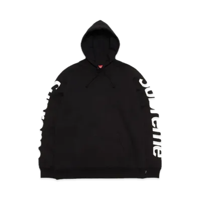 Supreme Sideline Hooded Sweatshirt "Black"