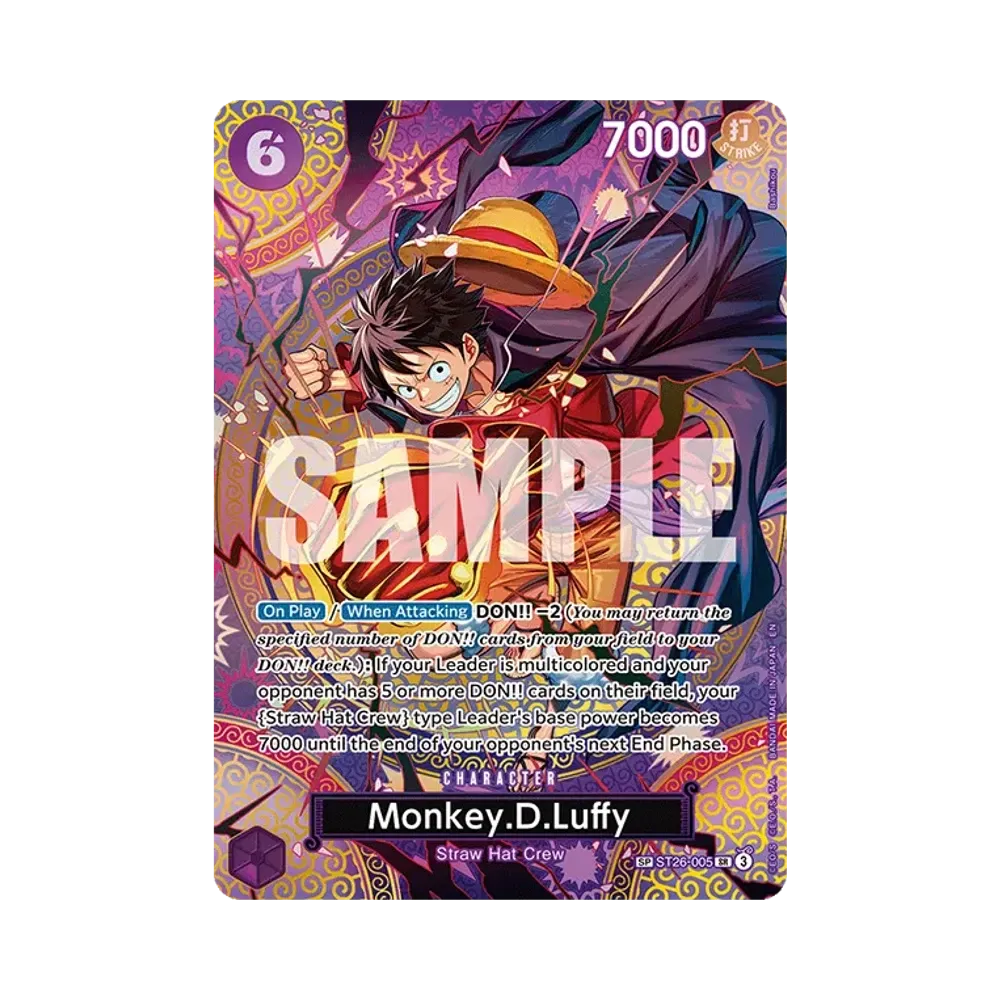 モンキー・D・ルフィ SR-SPC [ST26-005]【英語版】(ブースターパック「神の島の冒険」)