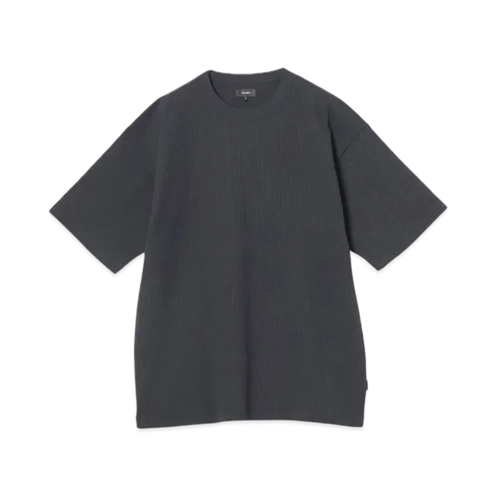 BEAMS Waffle Tee "Black"