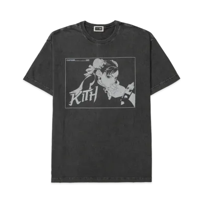 Kith x Capcom Chun Li Vintage Tee "Black"