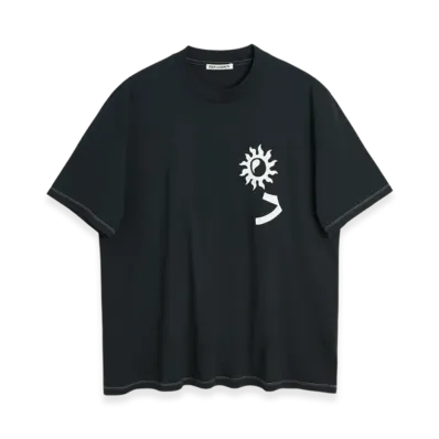 OUR LEGACY Work Shop Box T-Shirt Yin Yang "Black"