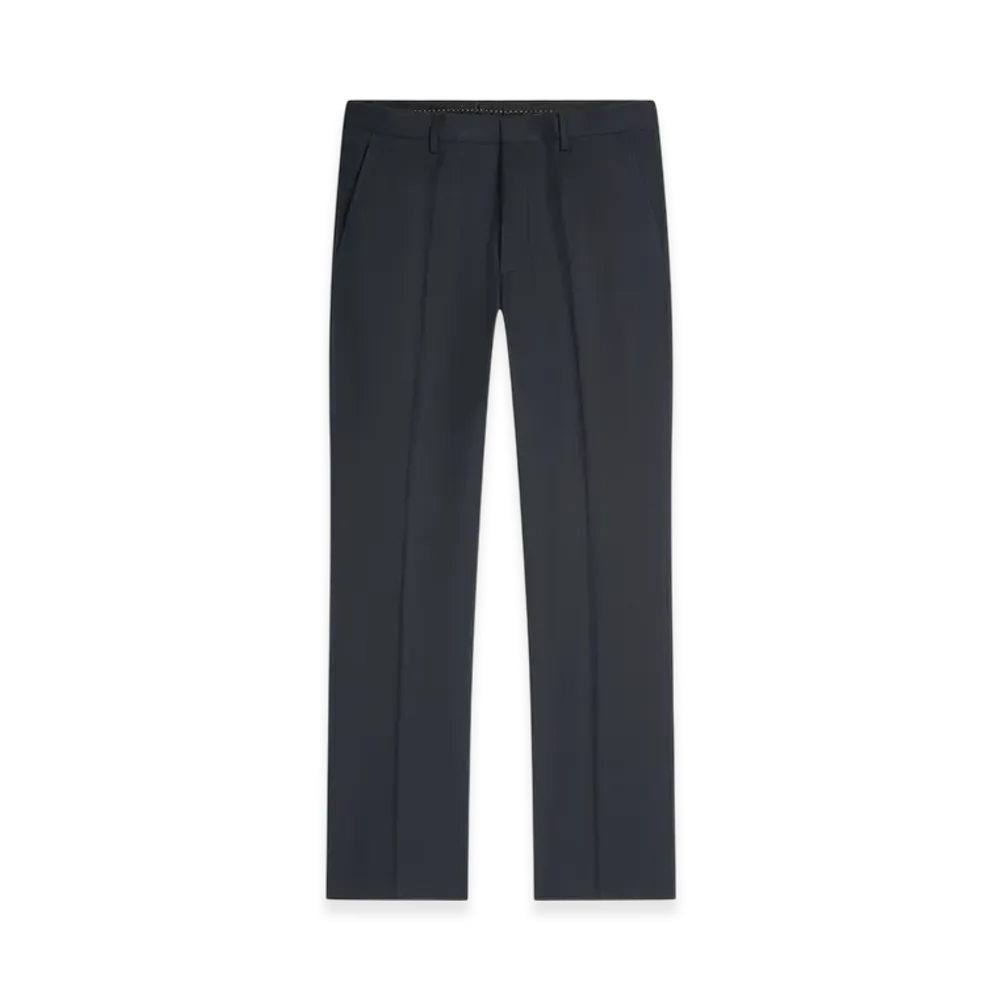 DRIES VAN NOTEN Slim Fit Wool Pants "Navy"