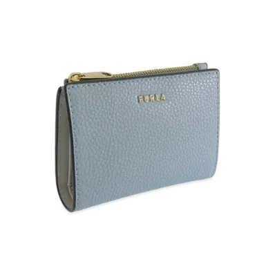 FURLA Ritzy S Bi Fold W/Zip "Blue"