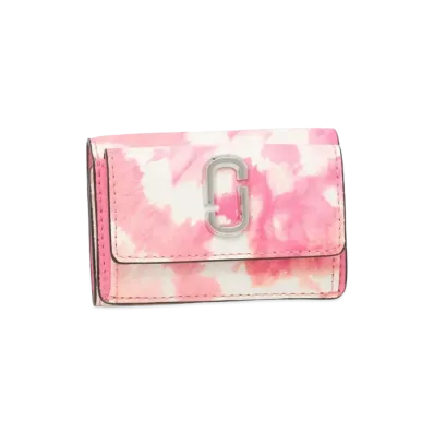 Marc Jacobs The Snapshot Tie Dye Mini Trifold "Pink Multi"