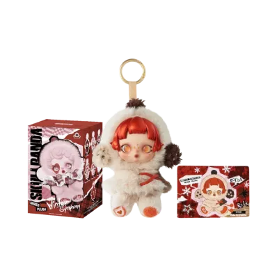 POP MART SKULLPANDA Winter Symphony Series Plush Pendant Ode to Cocoa
