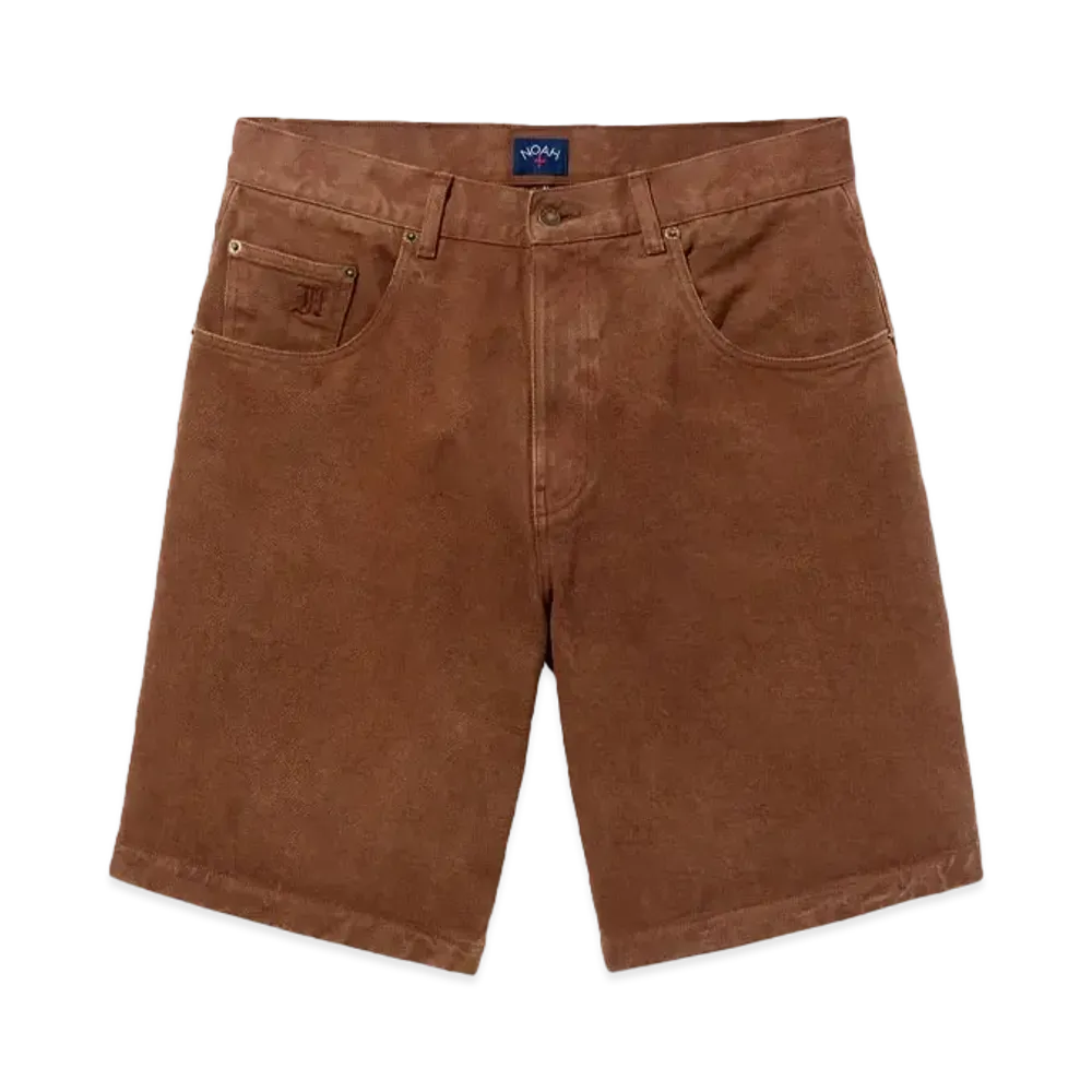 Noah 5-Pocket Denim Shorts "Brown"