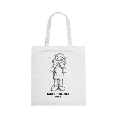 KAWS HOLIDAY Japan Tote Bag "White"