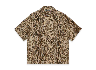 WACKO MARIA Leopard Hawaiian Shirt "Brown"
