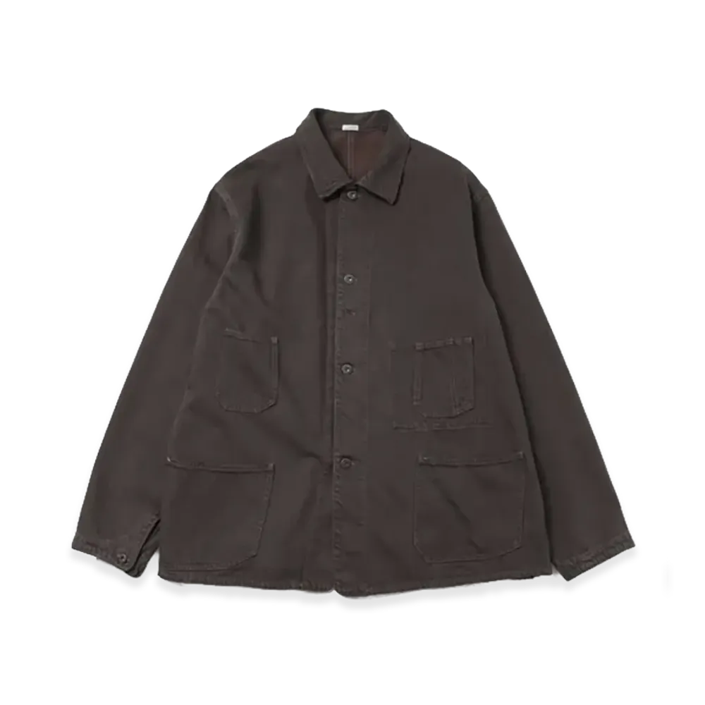 A.PRESSE Vintage Denim Chore Jacket "Brown"