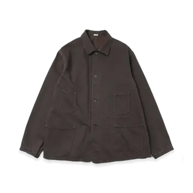A.PRESSE Vintage Denim Chore Jacket "Brown"