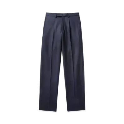 Noah Single-Pleat Trouser "Dark Navy"