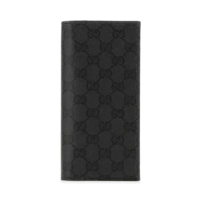 GUCCI GG Canvas Wallet "Black"