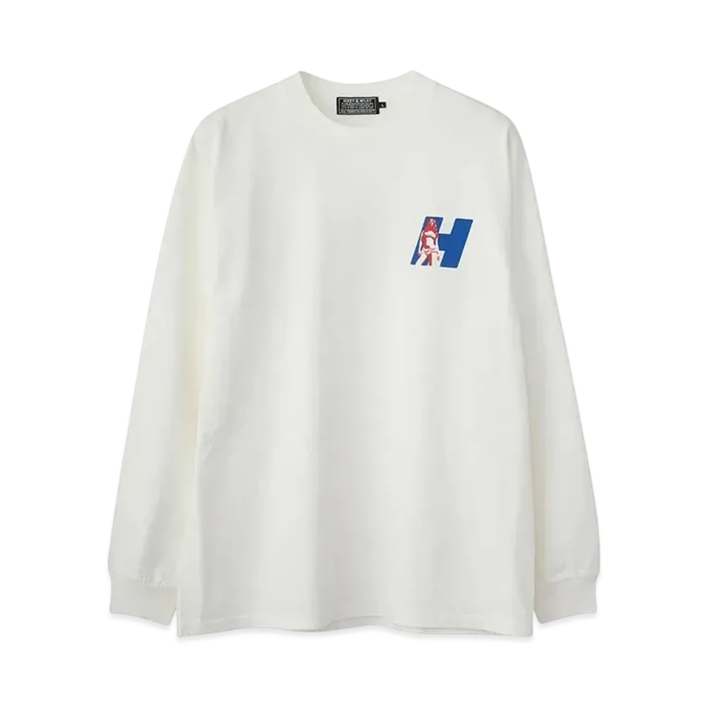 HYSTERIC GLAMOUR Hysteric Racing T-Shirt "White"