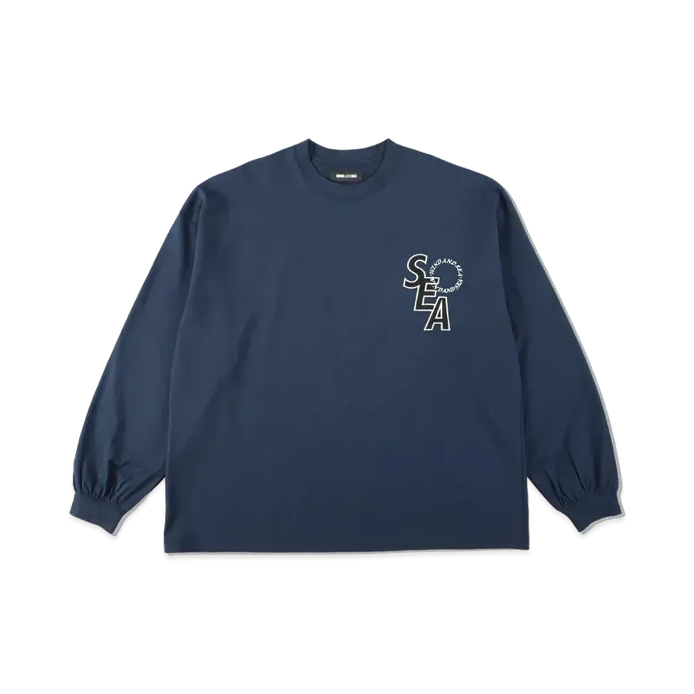 WIND AND SEA SEA (S_E_A) L/S TEE "Navy"