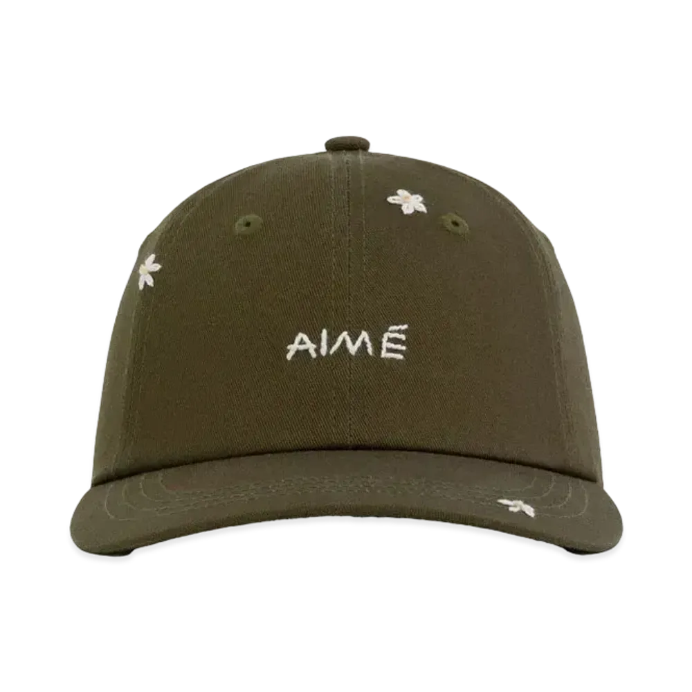 Aime Leon Dore Floral Embroidered Hat "Green"