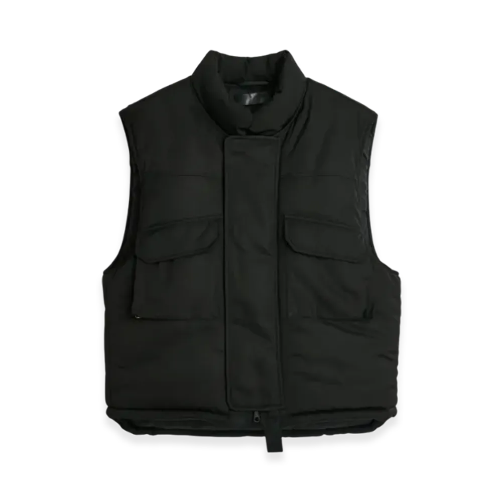 OUR LEGACY Papillon Vest Drape Tech "Black"