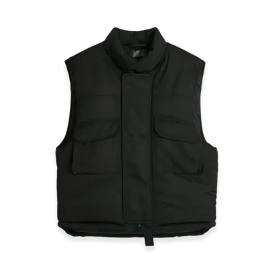 OUR LEGACY Papillon Vest Drape Tech "Black"