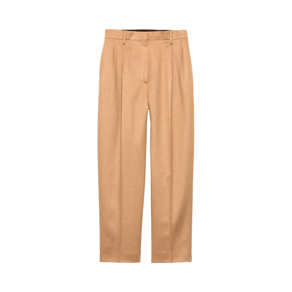 PRADA Women's Camel-Hair Pants "Beige"