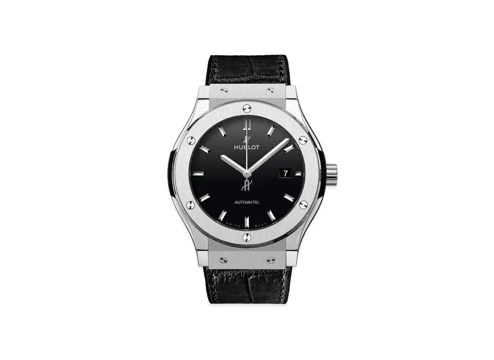 HUBLOT Classic Fusion Titanium Black Shiny 42mm