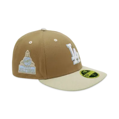 NEW ERA x THE CAP 'Sandy Beach' LP 59Fifty Los Angeles Dodgers "Khaki/Stone"