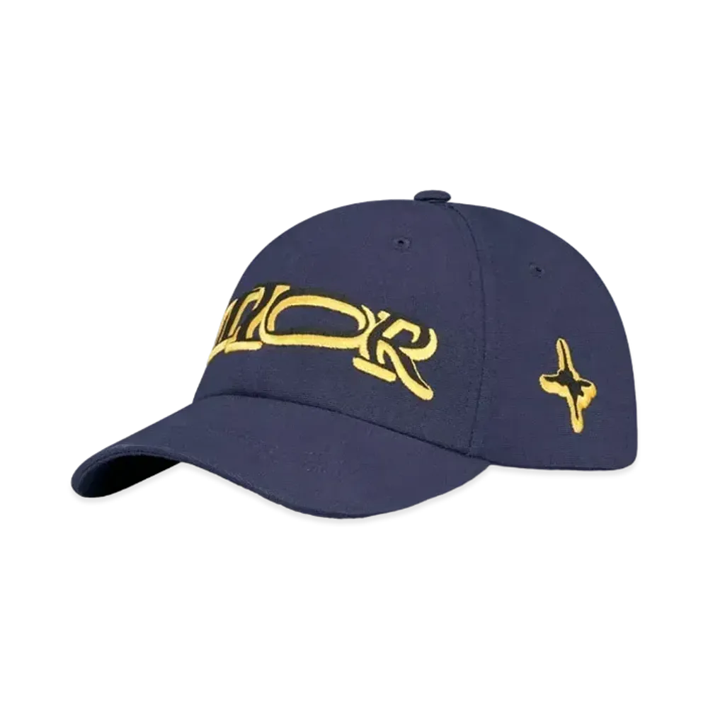 Dior x LEWIS HAMILTON Cap Cotton "Navy Blue"