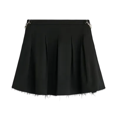 OUR LEGACY Object Skirt "Black Worsted Wool"