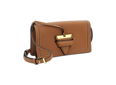 LOEWE Women's Shoulder Bag Clutch Bag Barcelona Soft Mini "Tan"