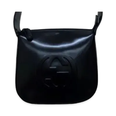 GUCCI Old Gucci Soho GG Logo Patent "Black"