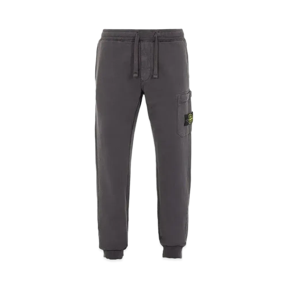 Stone Island 64520 BRUSHED COTTON FLEECE_SLIM FIT "Steel Grey"