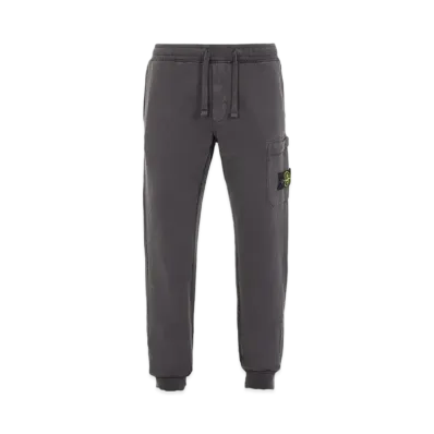 Stone Island 64520 BRUSHED COTTON FLEECE_SLIM FIT "Steel Grey"
