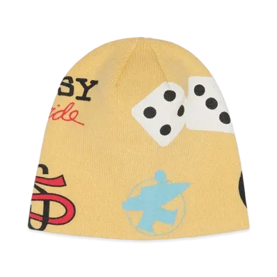 Stussy Mixed Logo Skullcap "Pale Yellow"
