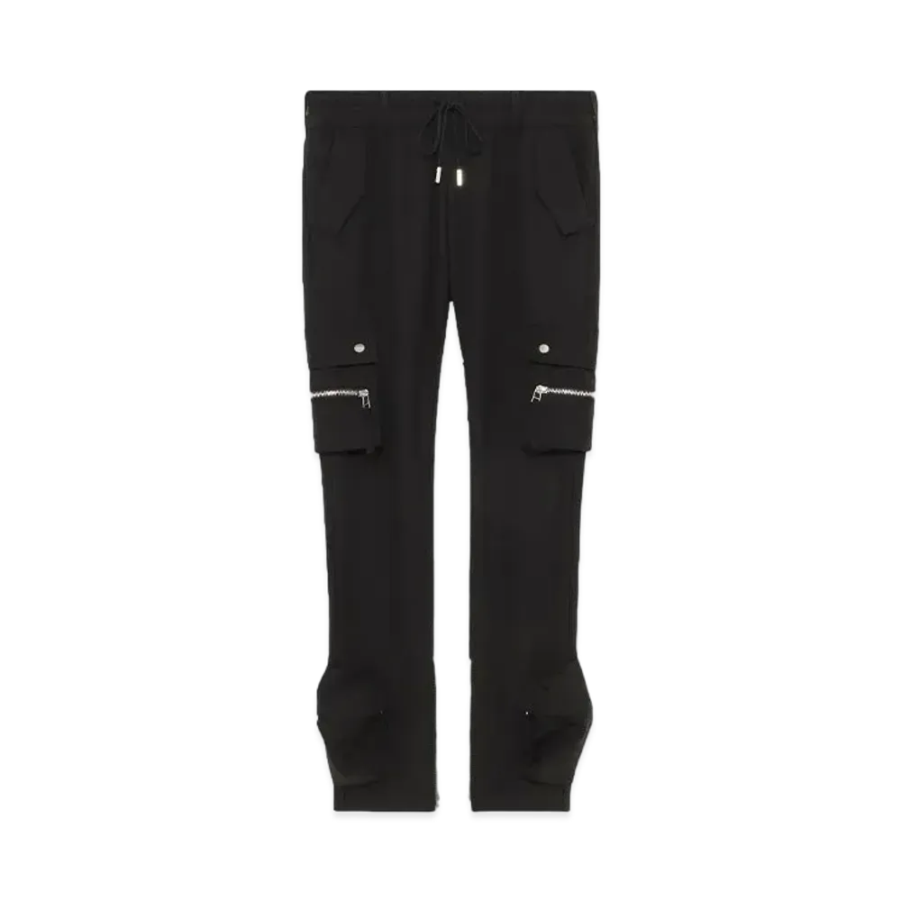 MLVINCE TYPE-4 SLIM STRETCH CARGO PANTS "BLACK"