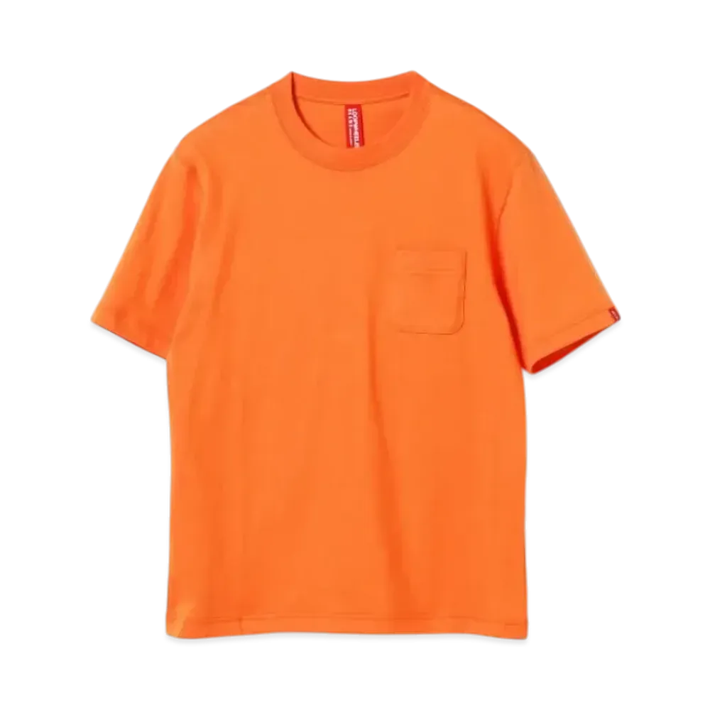 BEAMS JAPAN x LOOPWHEELER Pocket T-Shirt "Orange"