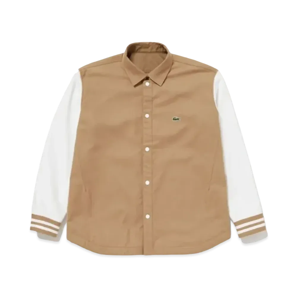 LACOSTE Reversible Shirt Jacket "Brown"
