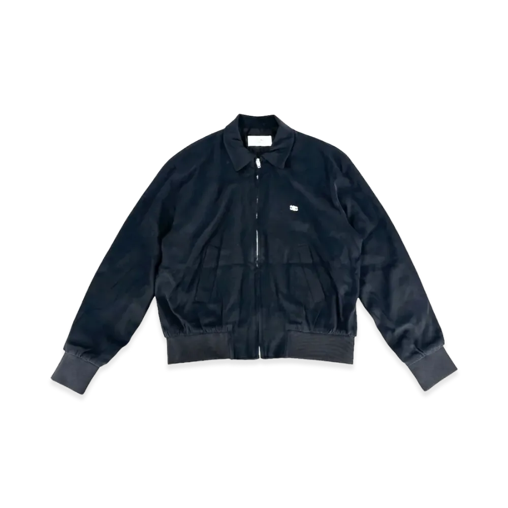 CELINE Women's Triumph Zip Up Classic Jacket "Dark Navy"