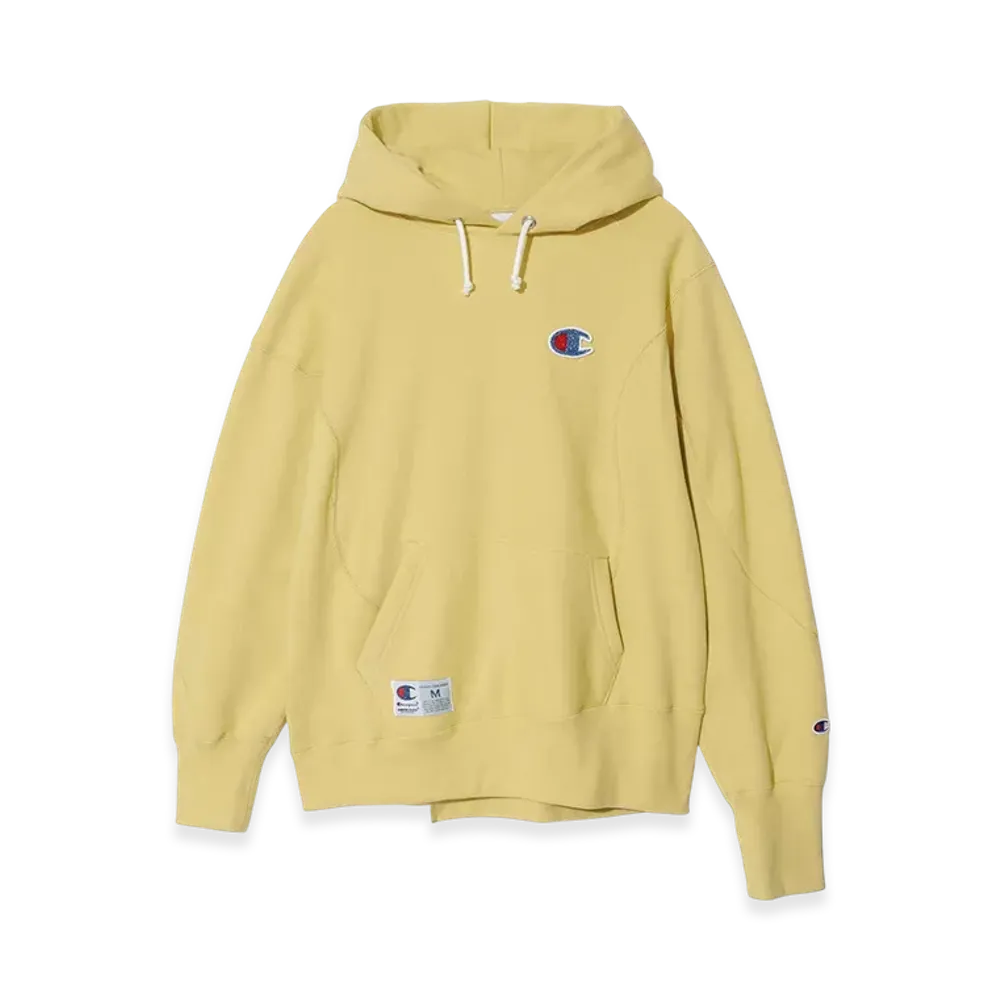 UNDERCOVER x Champion Cotton Polyester Fleece Lined Sweat Hoodie "Light Yellow"
