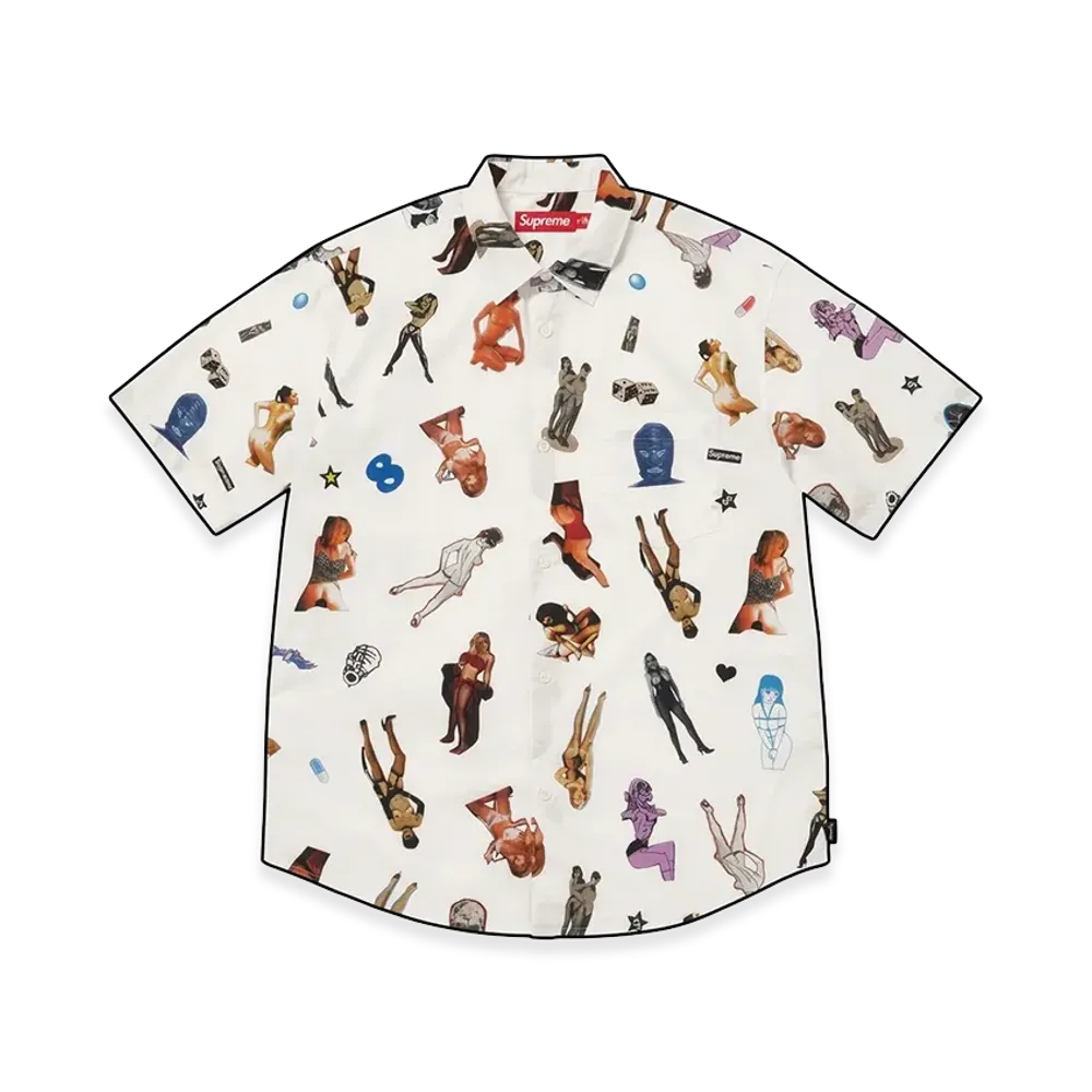 Supreme Girls Collage S/S Shirt "White"