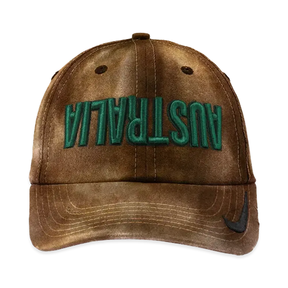 Travis Scott Cactus Jack x Nike Australia Distressed Total 90 Hat "Brown"