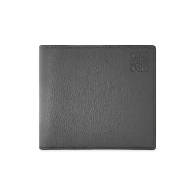 LOEWE Bifold Wallet In Soft Grained Calfskin "Anthracite"