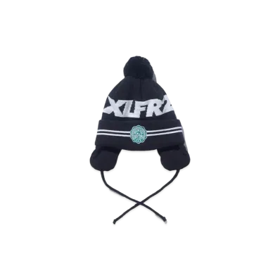 XLARGE x FR2 Ear Flap Beanie "Black"