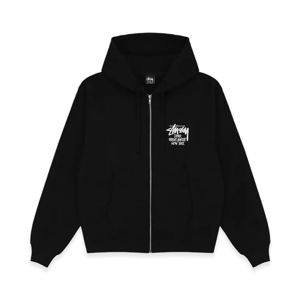 Stussy Stock DSM New York Zip Hoodie "Black"
