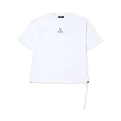mastermind JAPAN Boxy Swarovski Tee "White"