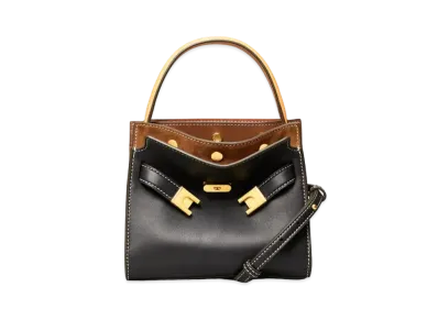 Tory Burch Lee Radziwill Petite Double Bag "Black"